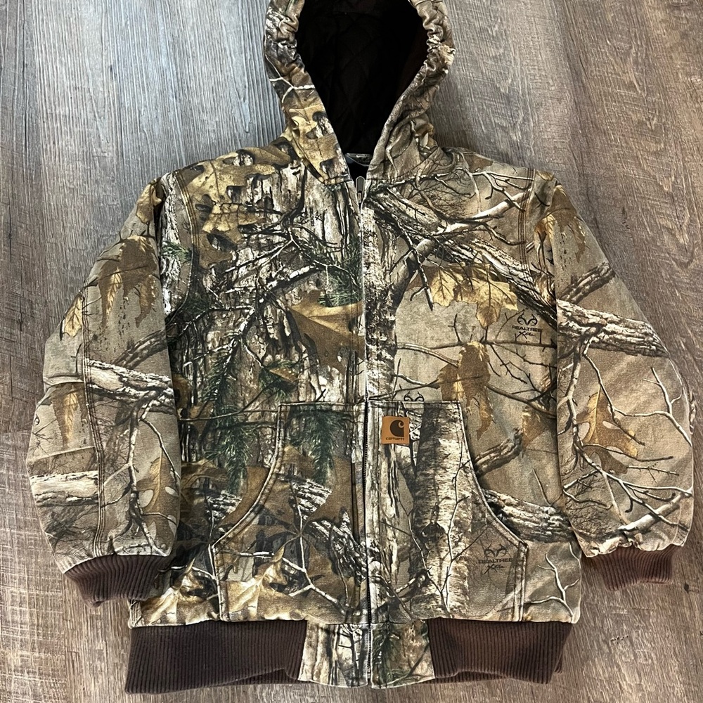 Youth Vintage Carhartt Realtree Camo Active Jacket